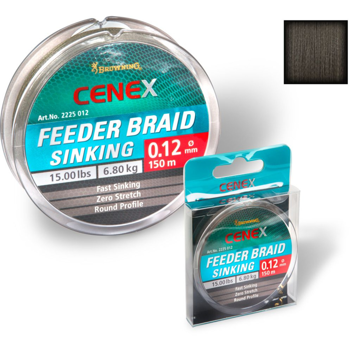 Browning Cenex Feeder Braid, Sinking - 0,12 mm