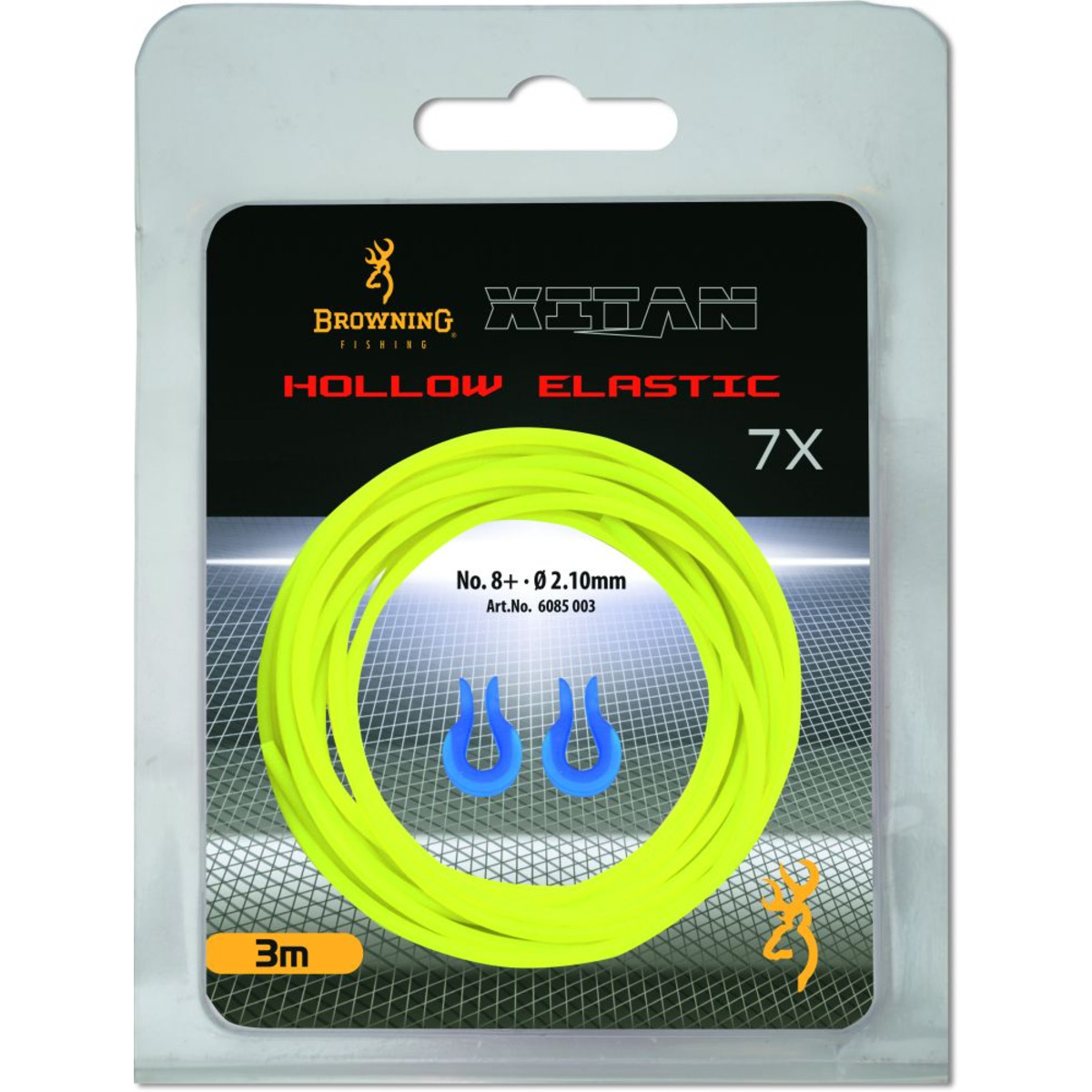Browning Stretch 7 Hollow Pole Elastic - 2,10 mm - yellow