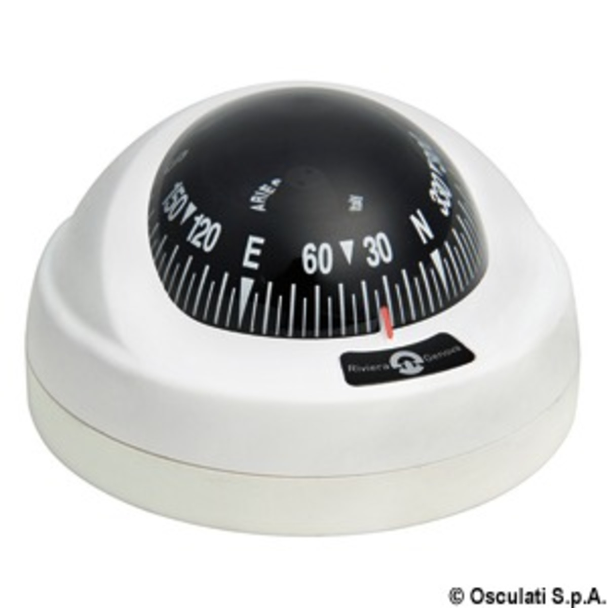 Riviera Aries 2 Inch 1/2 Compass - RIVIERA Aries compass black/white/white