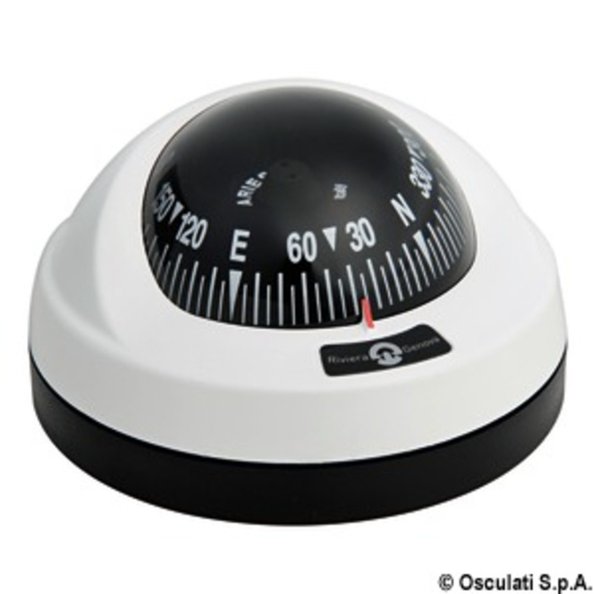 Riviera Aries 2 Inch 1/2 Compass - RIVIERA Aries compass black/white/black