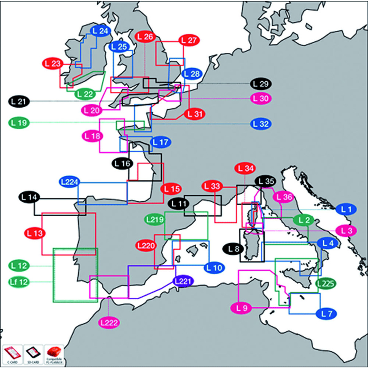 C Map C-map Max Cartography On 1 Gb Sd Support - LOCAL BUDVA TO VALONA