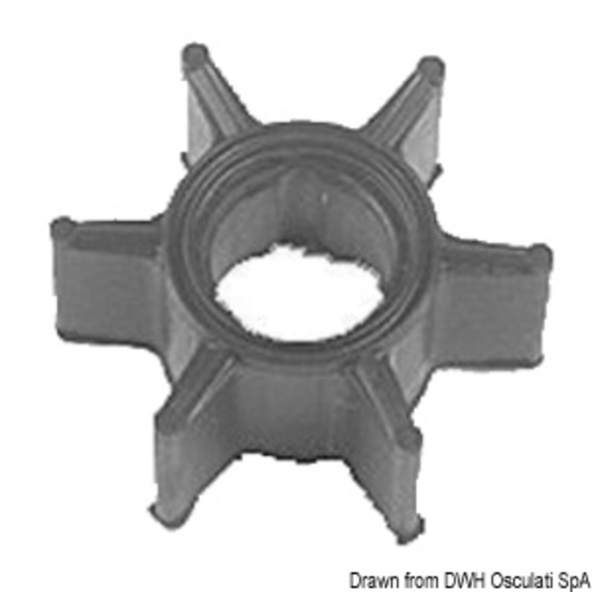 Cef Marine Impellers For Outboard Engines Mercury/mariner - Impeller MERCURY/MARINER 4/10 HP