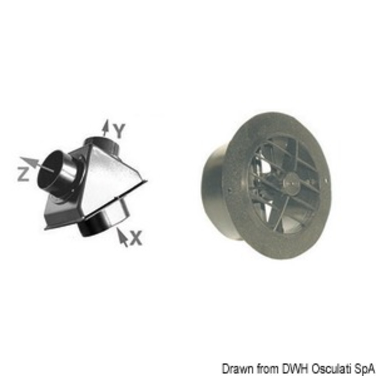 Systèmes split à expansion directe Climma - Kit d'accessoires 2ème sortie d'air version A