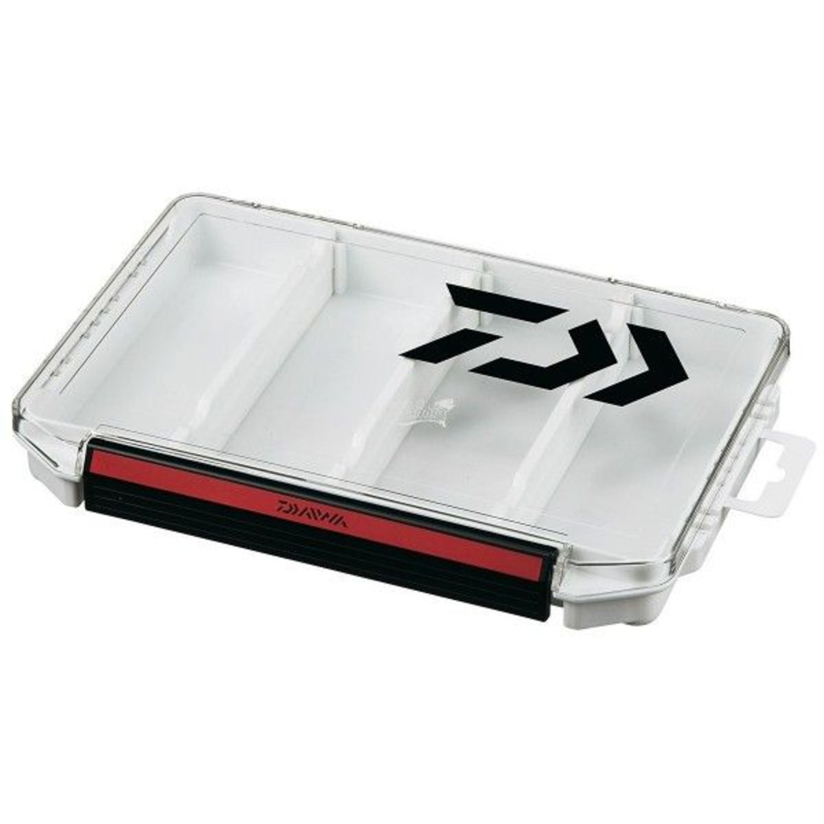 Daiwa Store Boxe -  White-Transparent - 4 Adjustable Compartments       