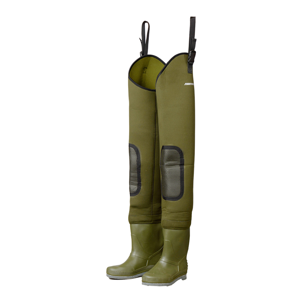 Dam Fighter Pro+ Neoprene Hip Waders Cleated Sole - 40/41