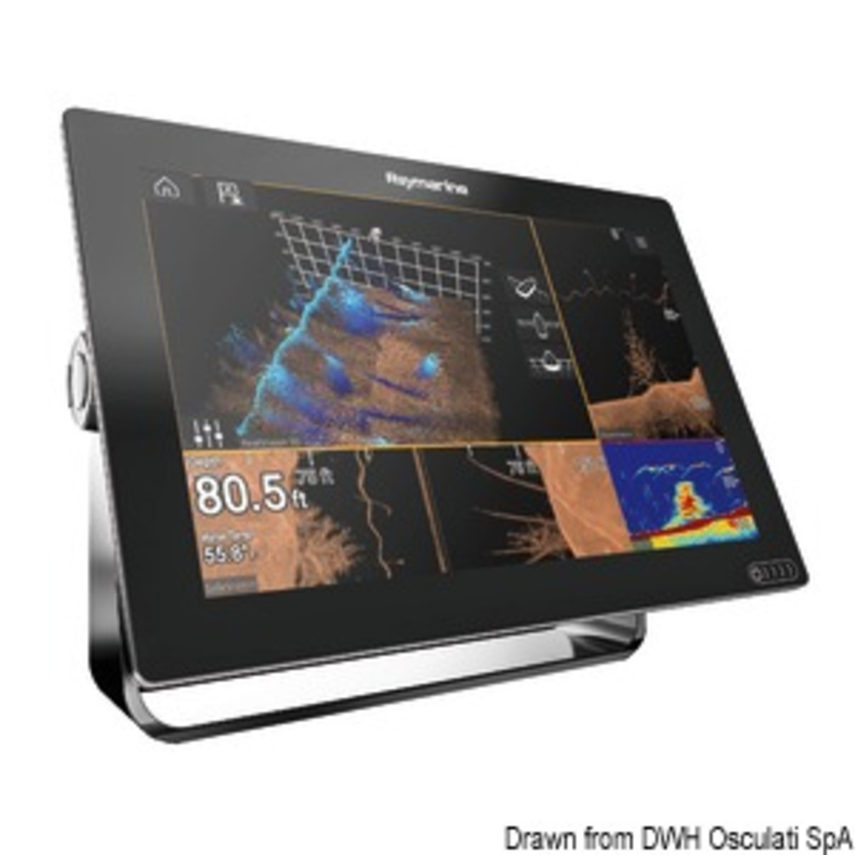 Écran tactile multifonction Axiom Raymarine - Écran tactile multifonction Axiom 12RV avec cartographie