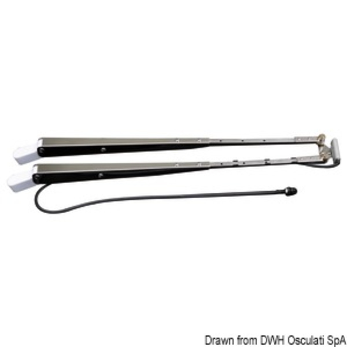 Doga Pantograph Arm - Telescopic arm w/ windscreen wiper 650/800 mm