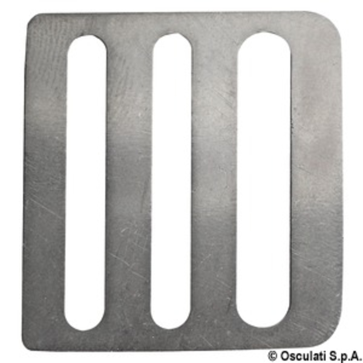 Douglas Marine Fibbia Inox A 3 Passaggi In Acciaio Inox - Fibbia inox 3 passaggi mm 50