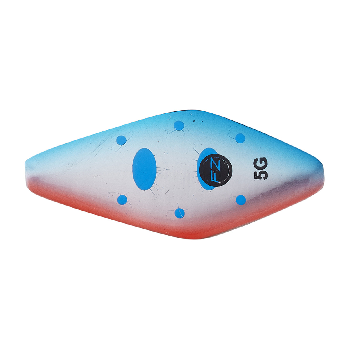 Effzett Pro Trout Inline Spoon 3cm - 2.8G SINKING BLUE/RED SMOLT