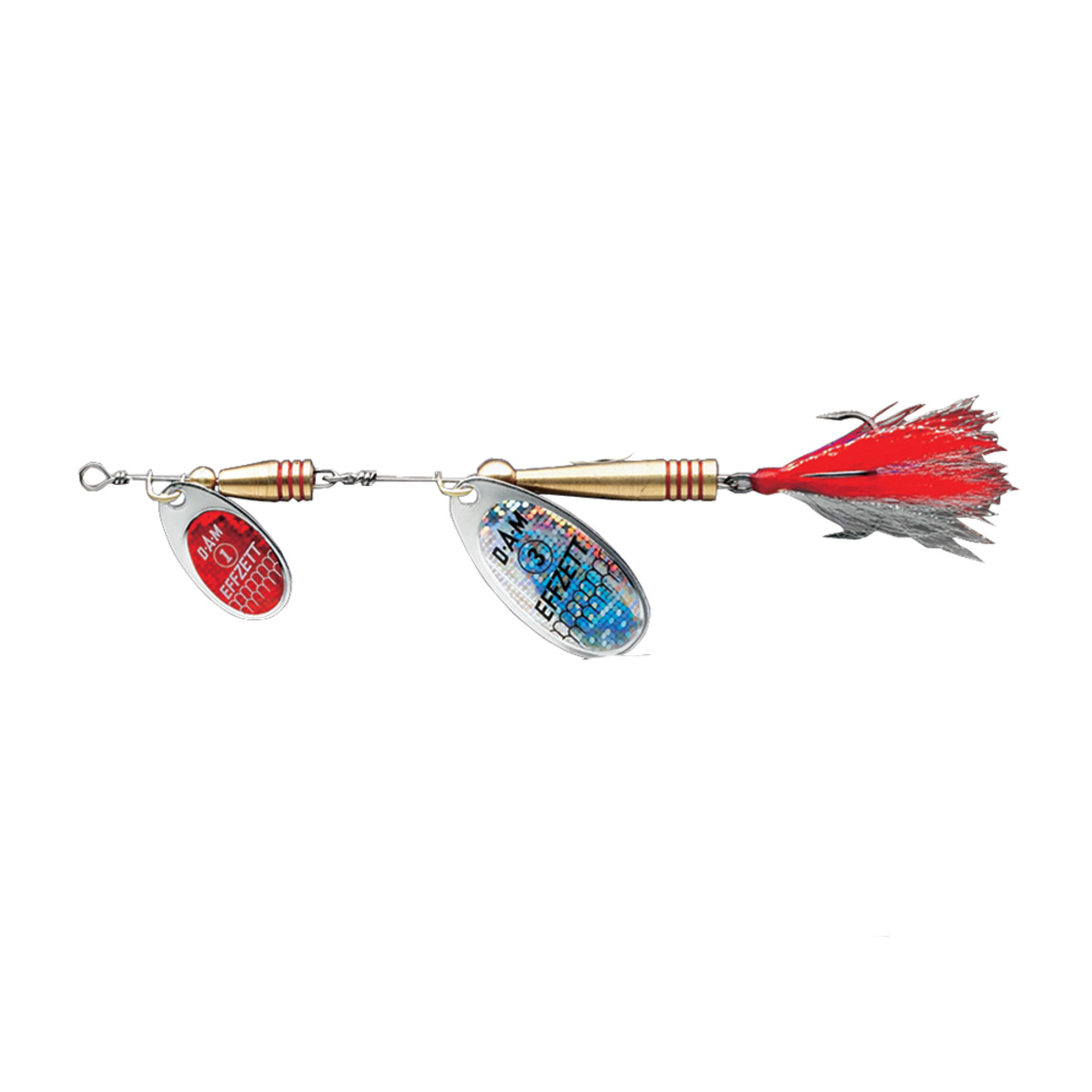 Effzett Tandem Spinner #2 & #4 - 14G SINKING GLITTER