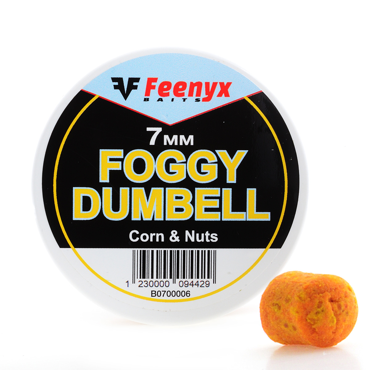 Feenyx Foggy Dumbell Corn & Nuts - 7 mm