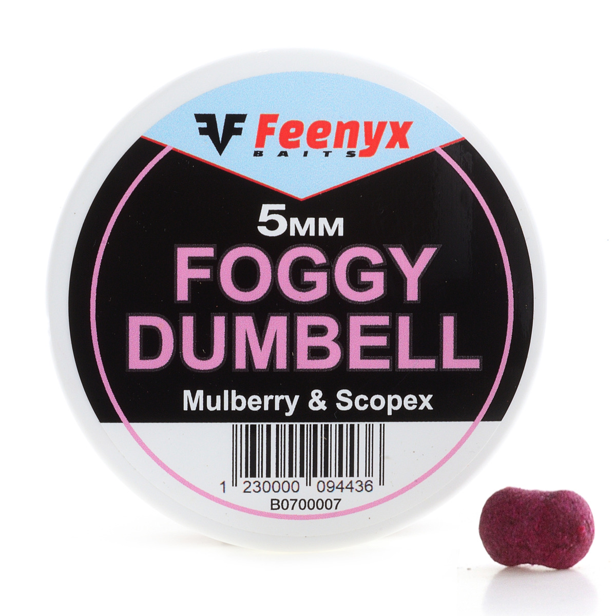 Feenyx Foggy Dumbell Mulberry & Scopex - 5 mm