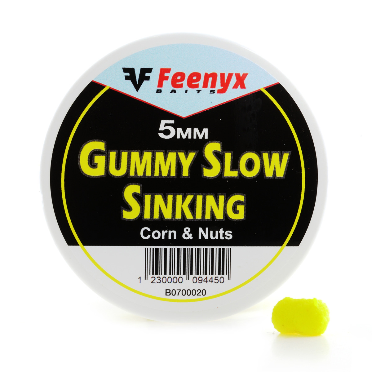 Feenyx Gummy Slow Sinking Corn & Nuts - 5 mm