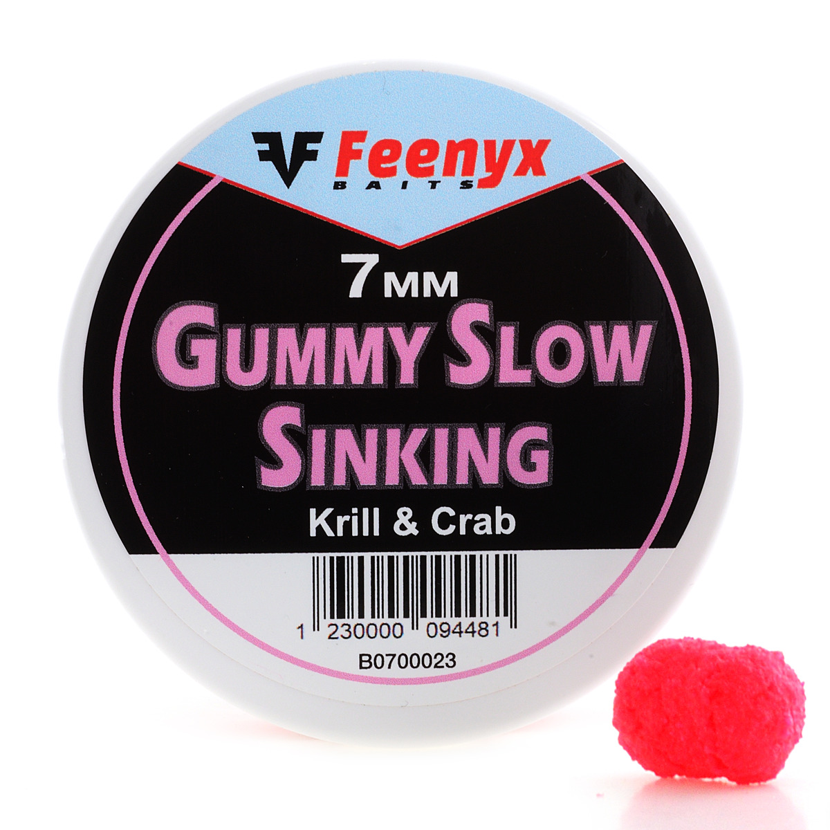 Feenyx Gummy Slow Sinking Krill & Crab - 7 mm