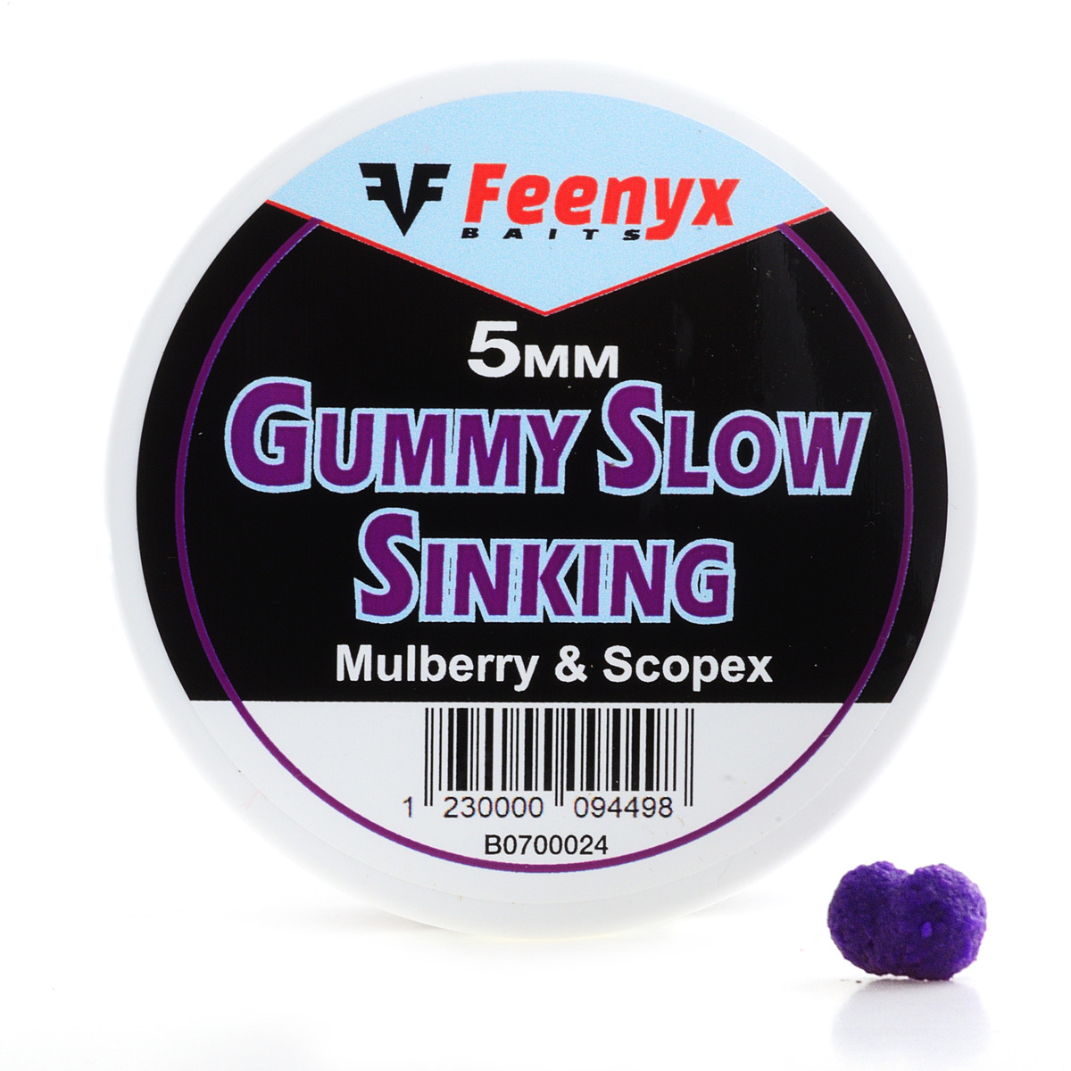 Feenyx Gummy Slow Sinking Mulberry & Scopex - 5 mm