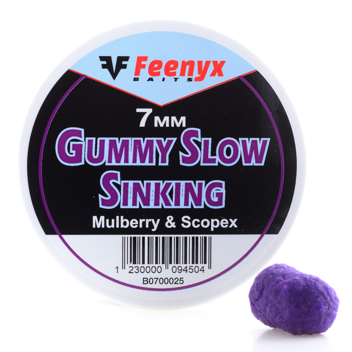 Feenyx Gummy Slow Sinking Mulberry & Scopex - 7 mm