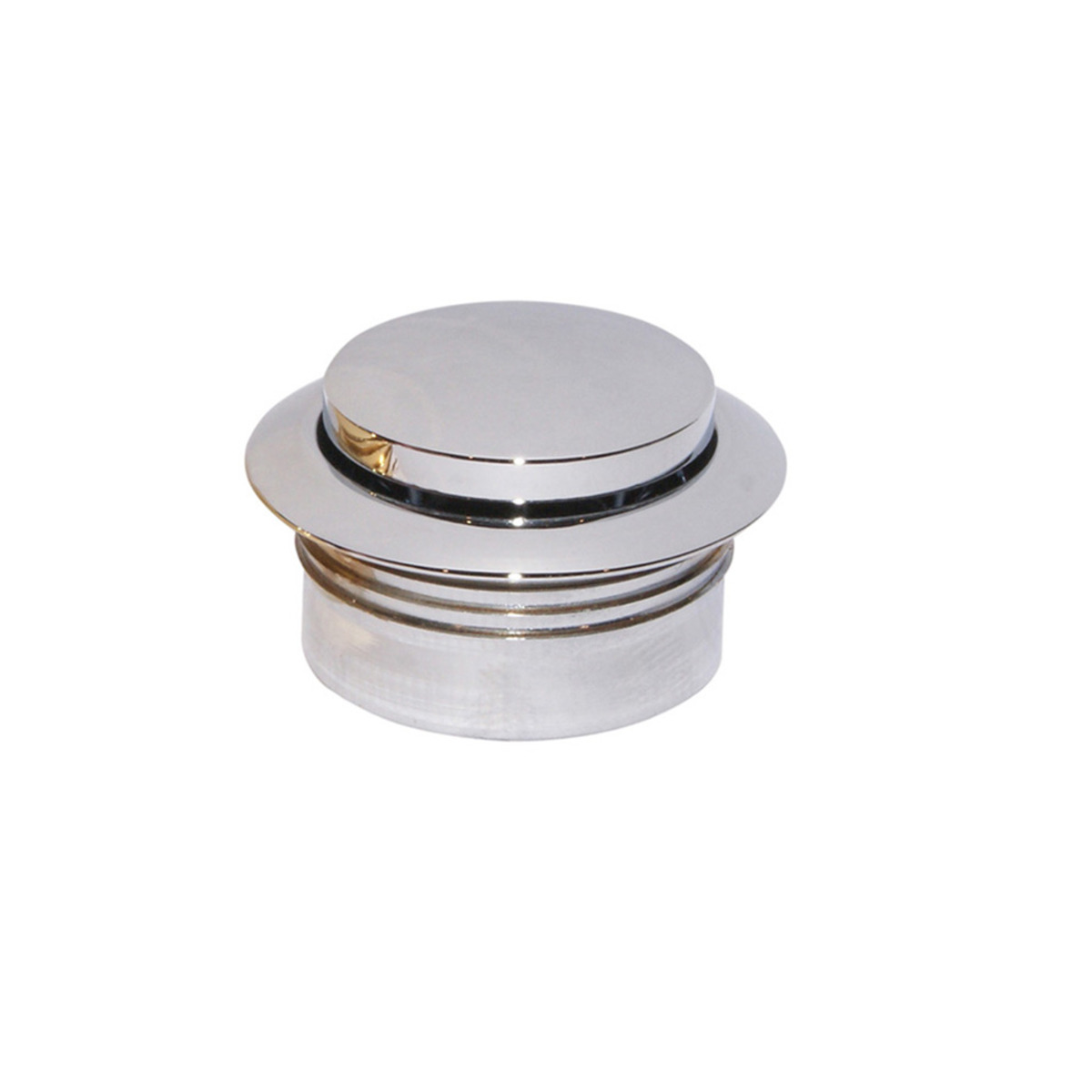 Bouton chromé Foresti E Suardi - BOUTON LAITON CHROMÉ 19MM