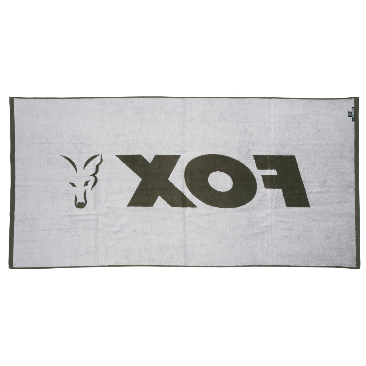 Fox Beach Towel - Green / Silver