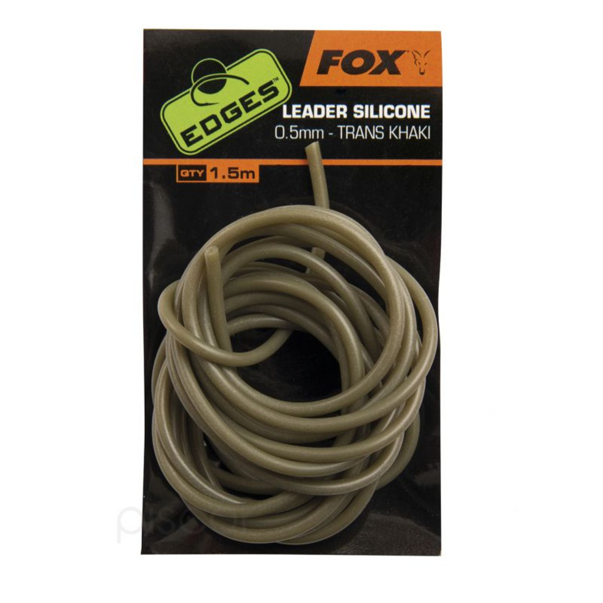 Fox Edges Leader Silicone - 2 m - Transparent Khaki
