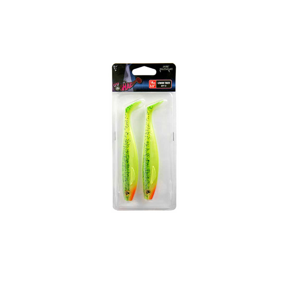 Fox Rage Pro Shad Ultra Uv Lemontiger - 14  cm  /  5.5"