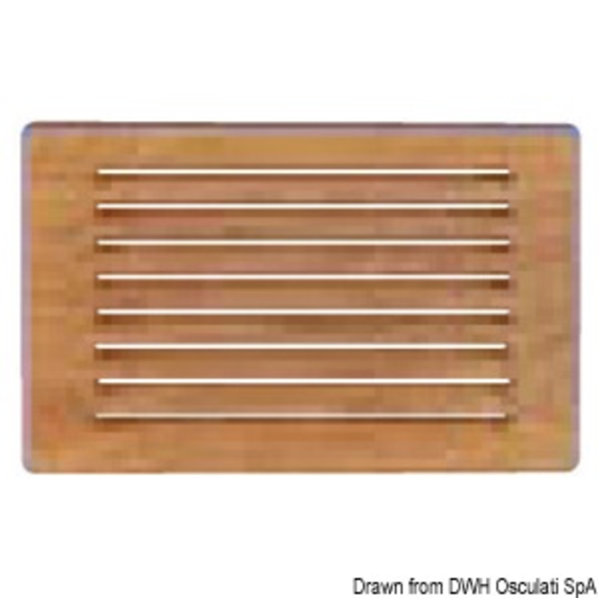 Arc Protection Front Panel - Teak protection front panel 200x150 mm