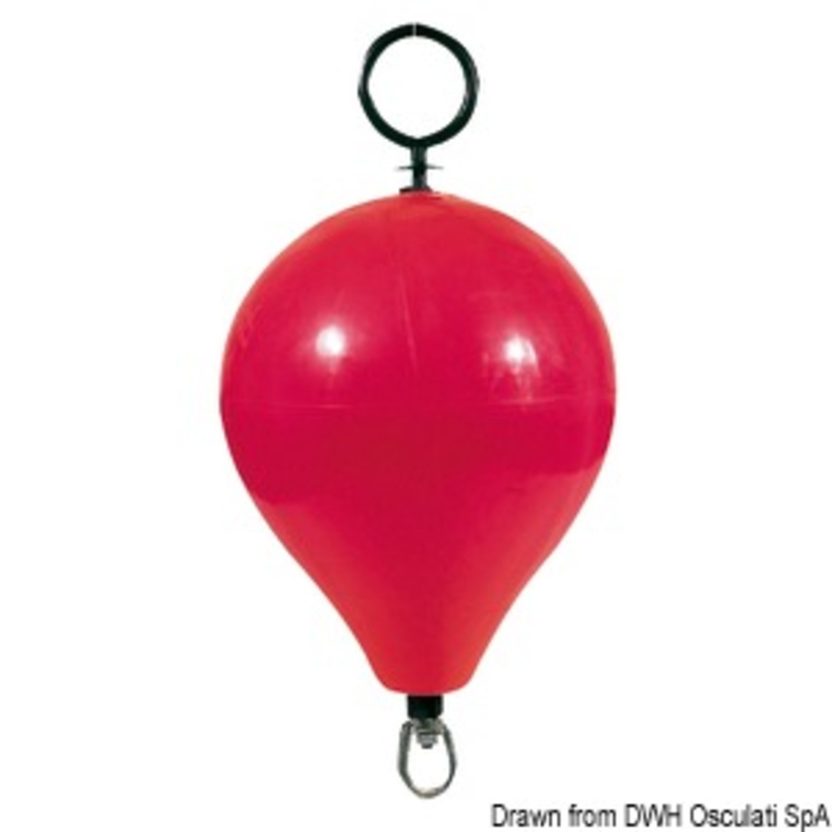 Polyform Buoy Series Cc - Polyform CC6 buoy red without central rod