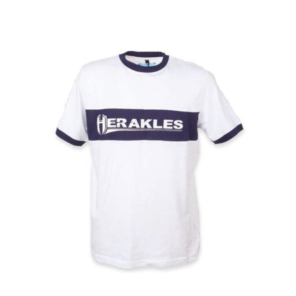 Herakles T-Shirt Weiß-Blau - L