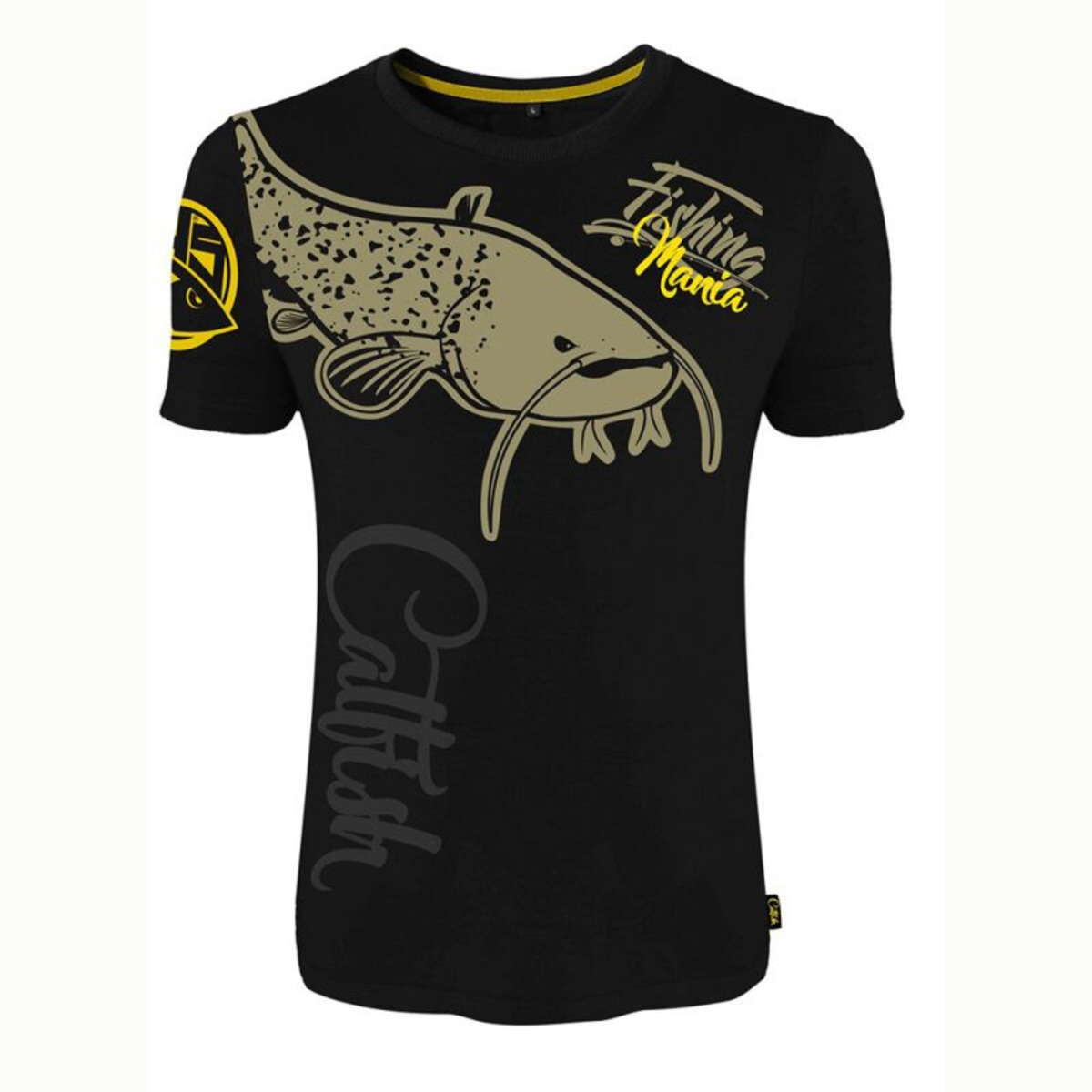 Hotspot Design T Shirt Fishing Mania CatFish - L