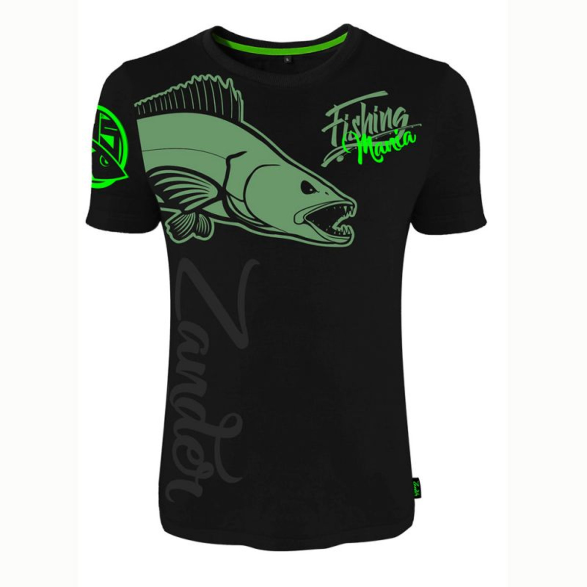 Hotspot Design T Shirt Fishing Mania Zander - XL