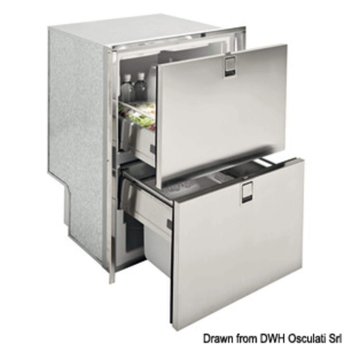 Indel - Isotherm Isotherm Drawer Stainless Steel Refrigerator/freezer - ISOTHERM Indel DR160 inox fridge/freezer