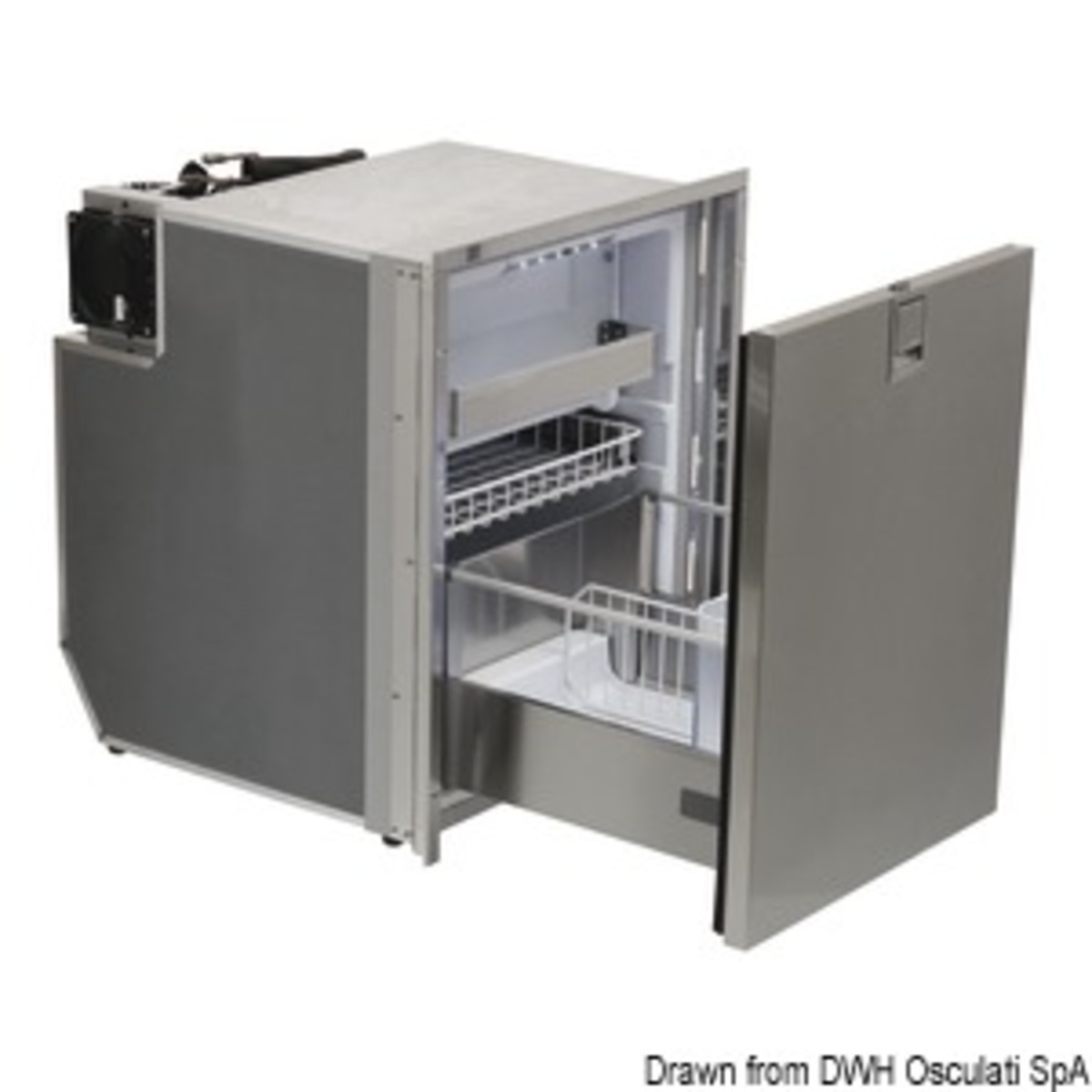 Indel - Isotherm Isotherm Fridges With Removable Drawer - ISOTHERM fridge DR85 inox 12/24 V