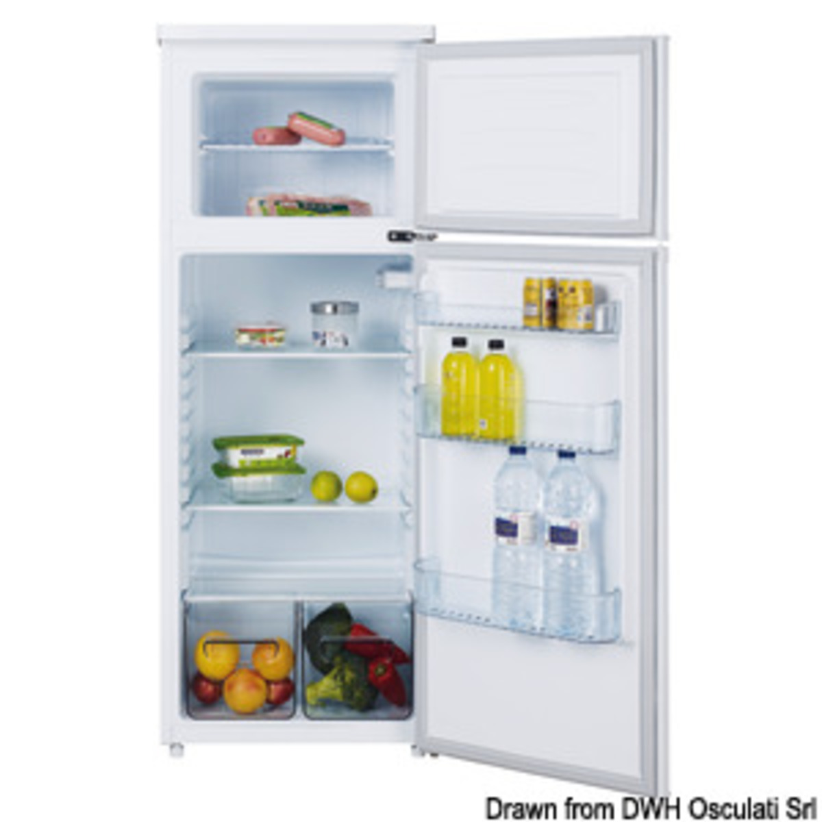 Indel – Isotherm-Isotherm-Kühlschrank mit hermetischem Secop-Kompressor ohne Wartung – Doppelfach - Frigo Isotherm CR225