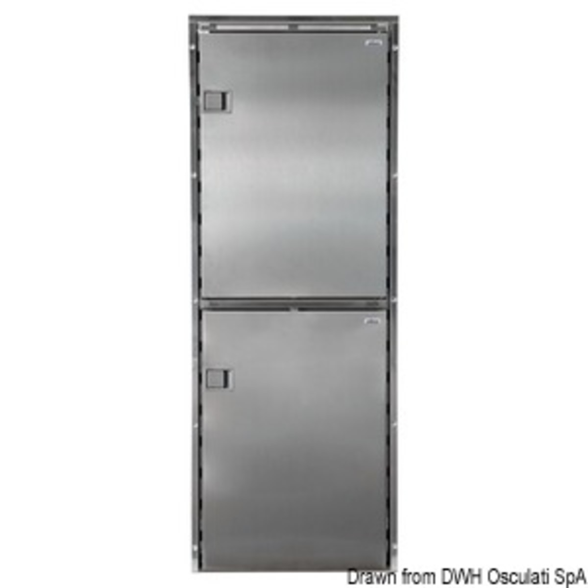 Indel - Isotherm Isotherm Refrigerator With Stainless Steel Front Panel - Double Compartment - ISOTHERM fridge CR220 inox 12/24 V