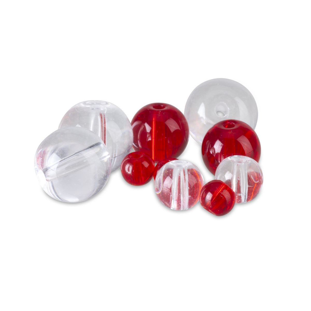 Iron Claw Class Beads - rojo 10 mm