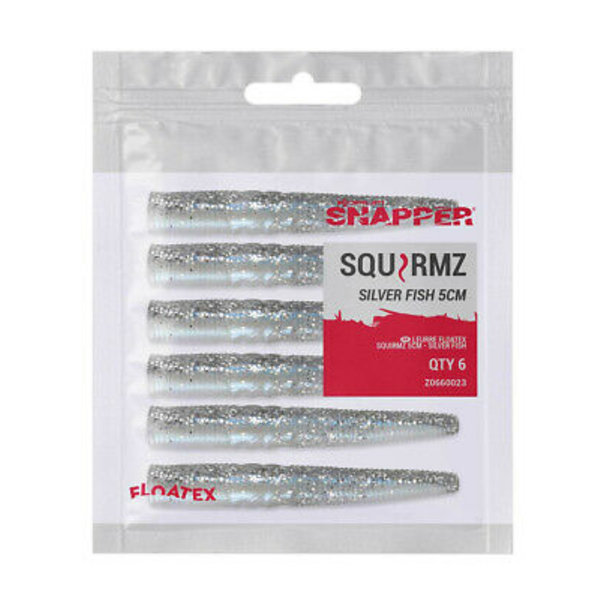 Korum Floatex Squirmz 7,5 Cm - SILVER FISH