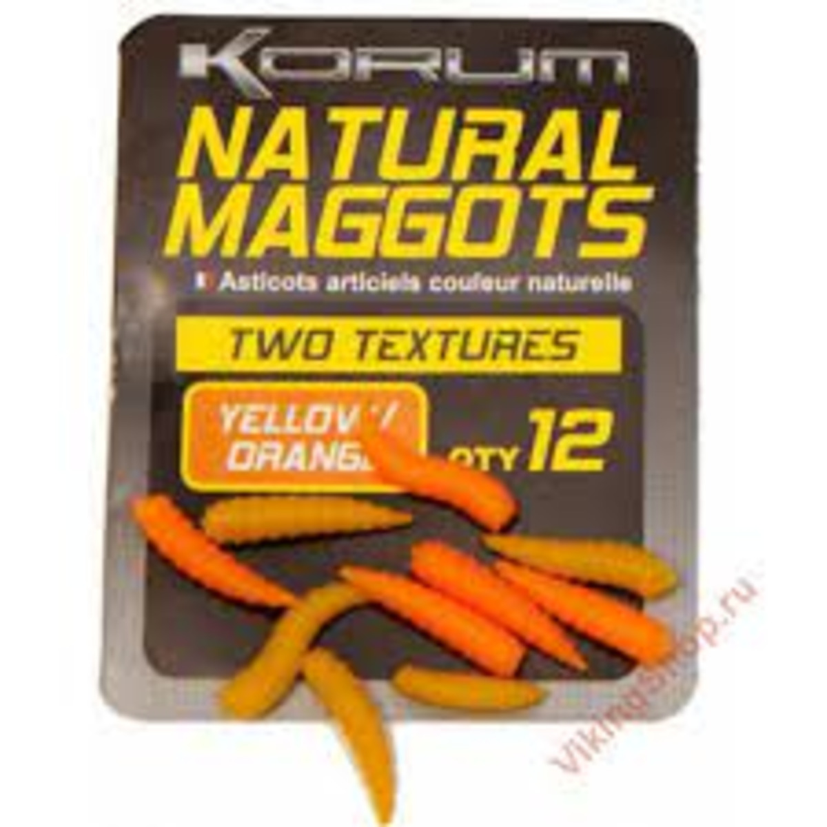 Korum Natural Maggots - Yellow / orange
