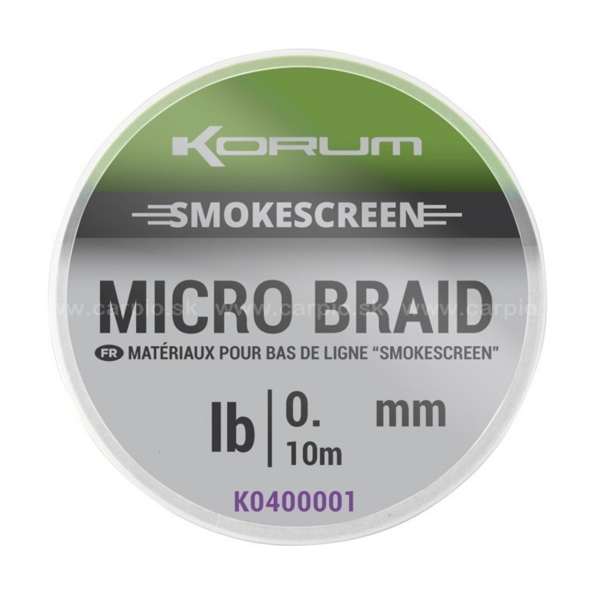 Korum Smokescreen Micro Braid - 10 lb