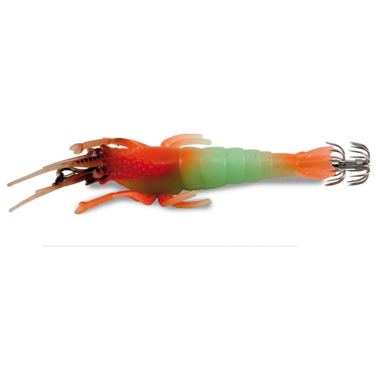 Lineaeffe Glowing Squid Jigs - Orange Luminous - 3.5 - 10.5 cm