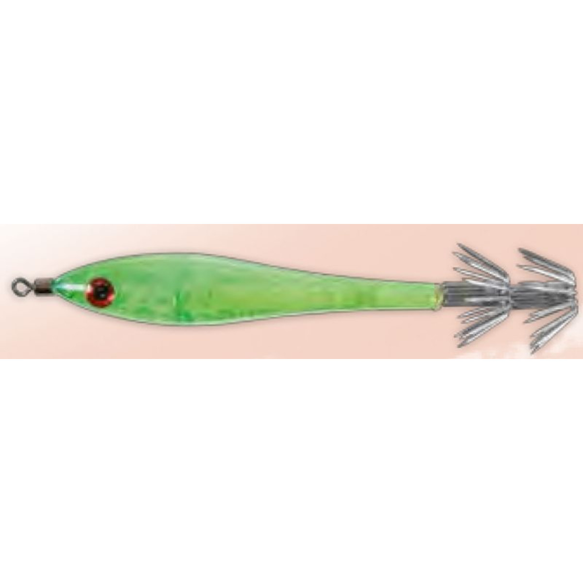 Lineaeffe Hikaru Hard Squid Jigs - Green - 10 cm - 7 g