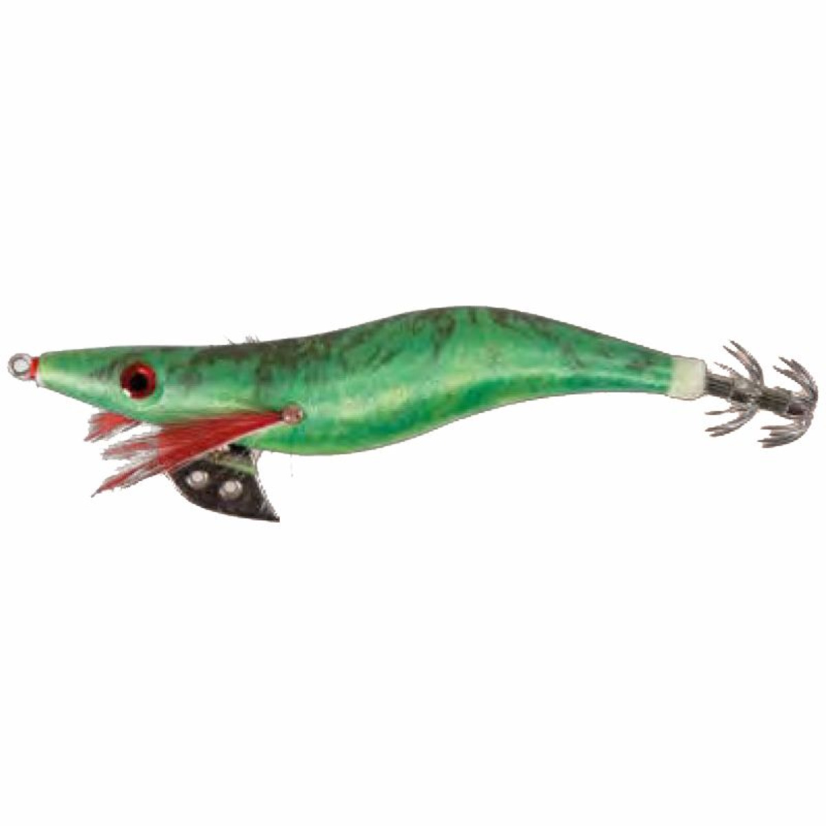 Lineaeffe Metal Squid Jig - AB-4 Green -  Taille 2.5 - 7.5 cm        