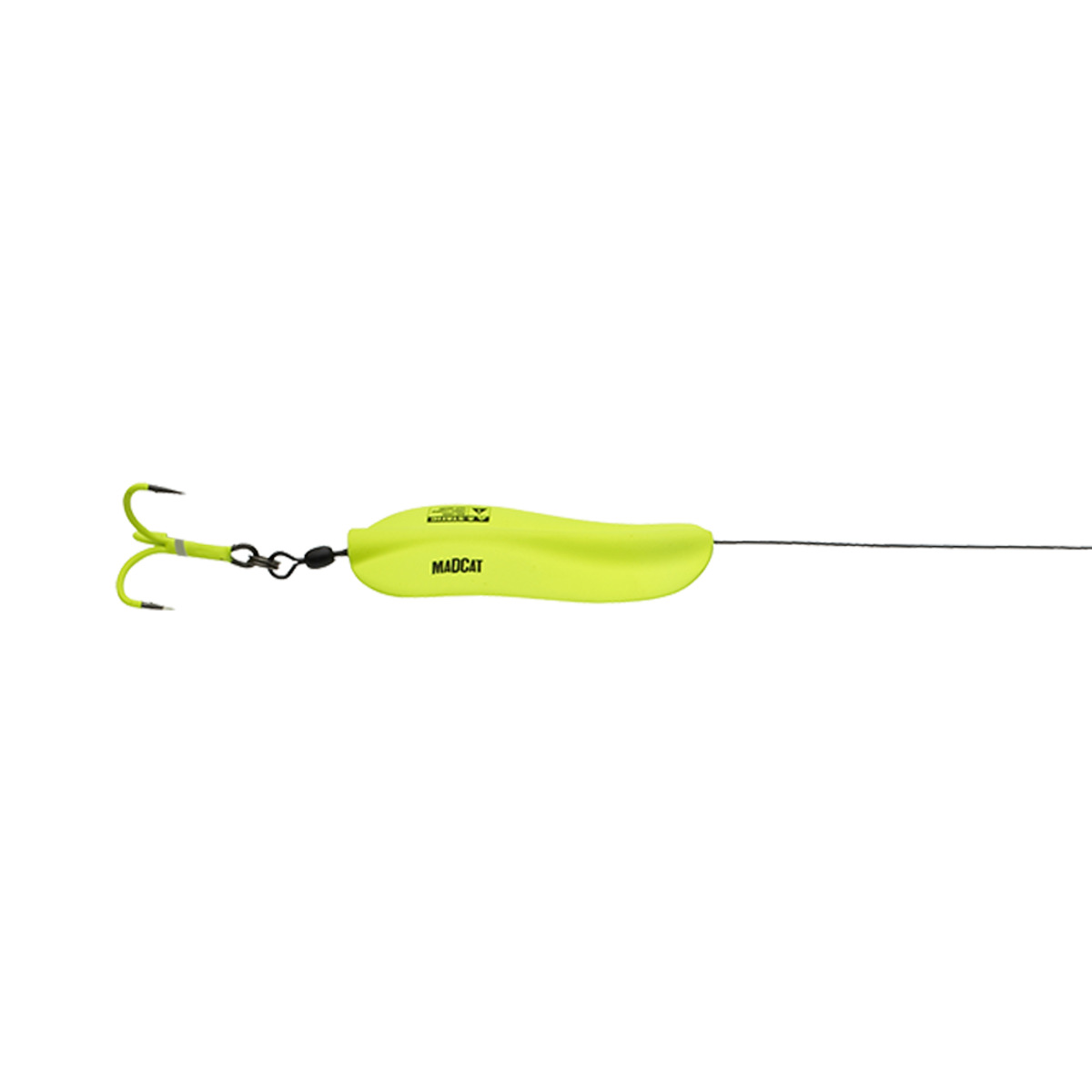 Madcat A-static Inline Spoon 3/0 125g Sinking - FLUO YELLOW UV
