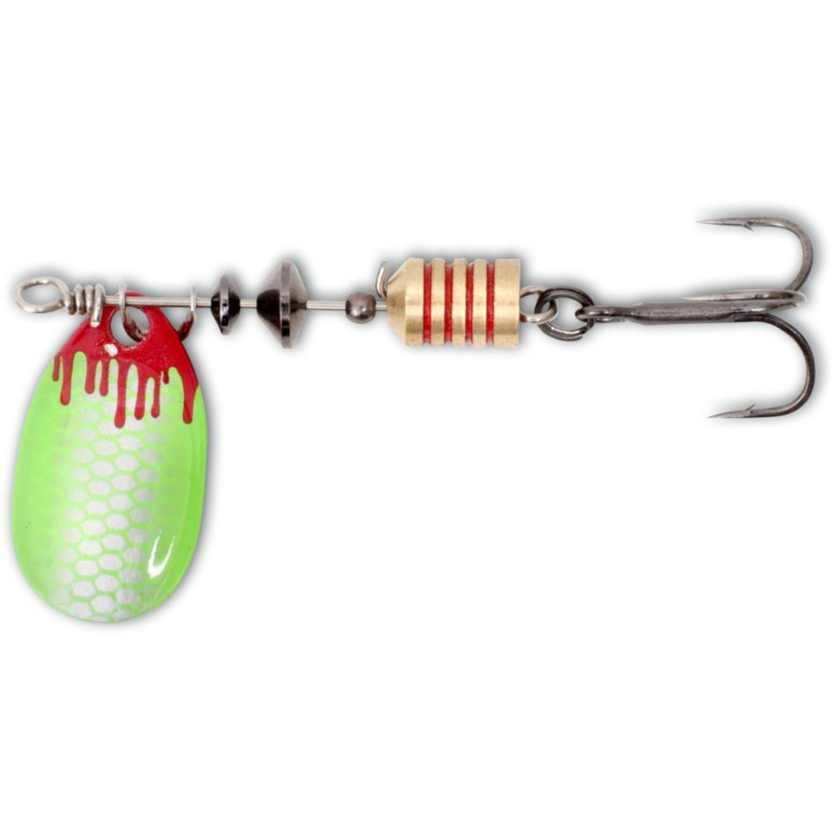 Magic Trout Bloody Spinner - silver/green