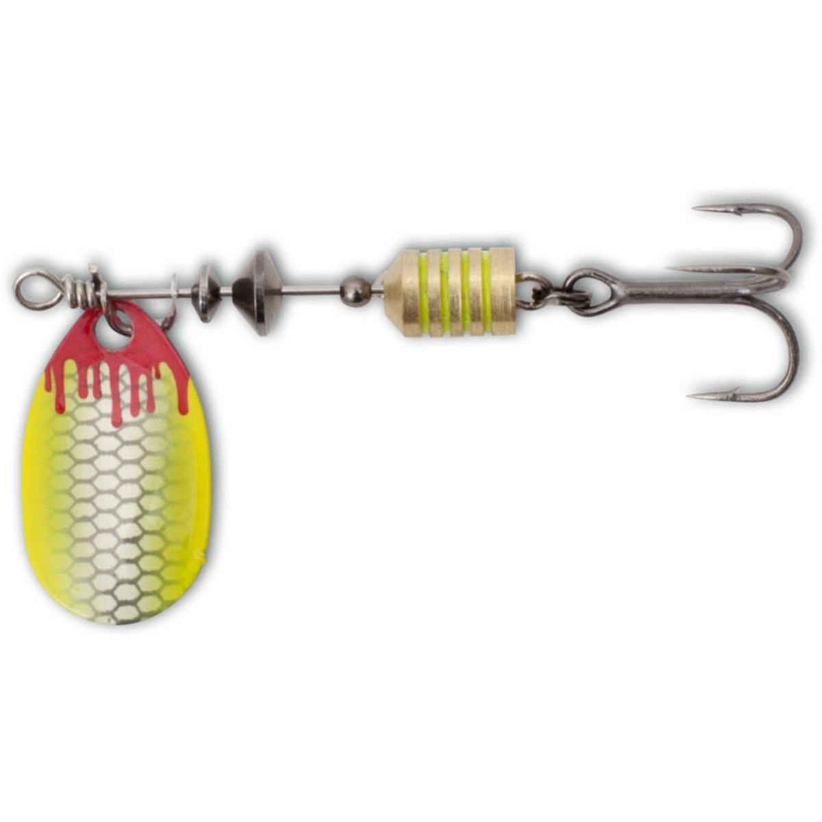 Magic Trout Bloody Spinner - pearl/yellow