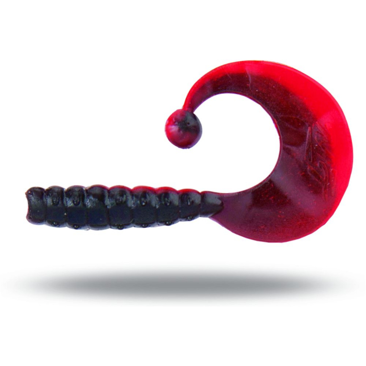 Magic Trout Curly B-bobbles - red/black
