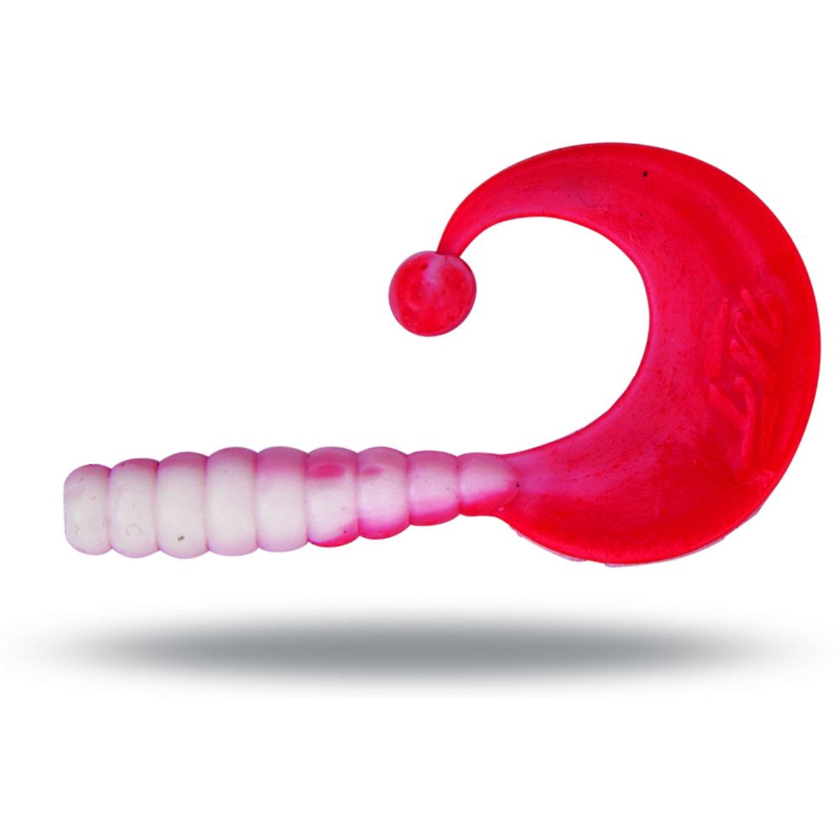 Magic Trout Curly B-bobbles - red/white