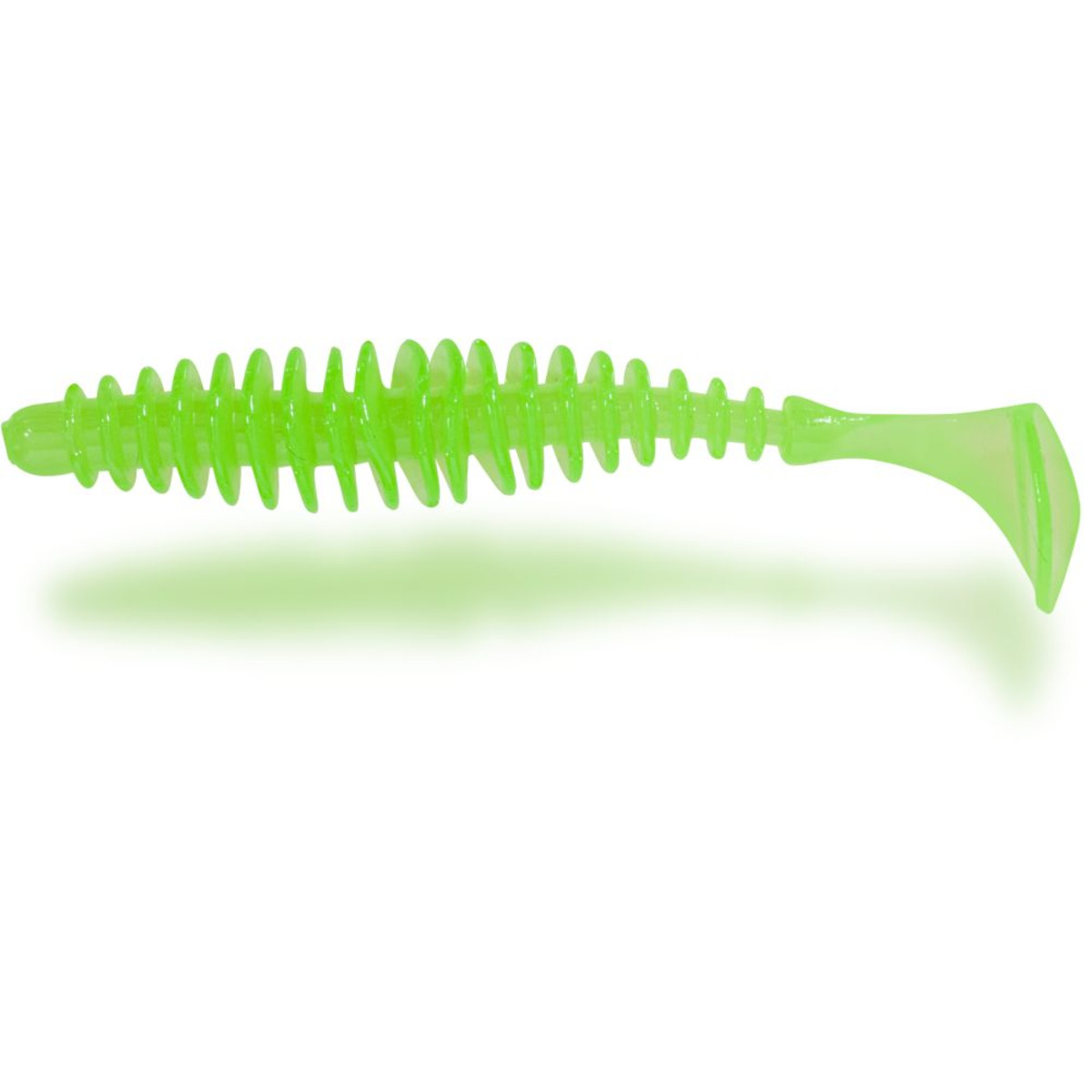 Magic Trout T-worm Paddler - neon green
