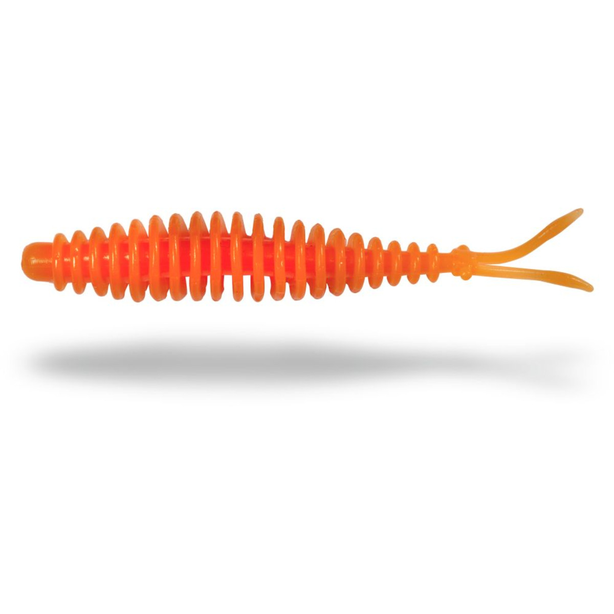 Magic Trout T-worm V-tail - neon orange