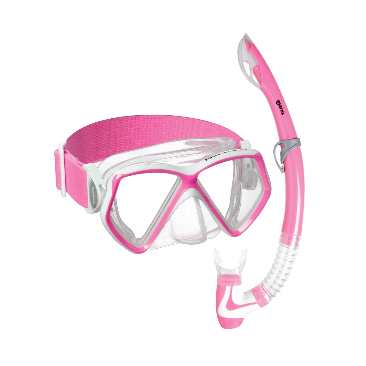 Mares Combo Pirate Neon - PINK WHITE CLEAR