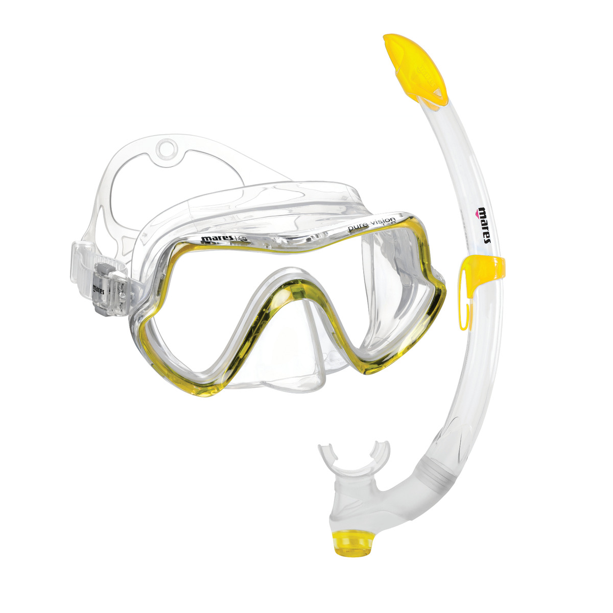 Mares Combo Pure Vision - YELLOW REFLEX CLEAR