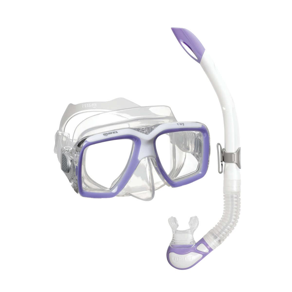 Mares Combo Ray - LILAC WHITE CLEAR